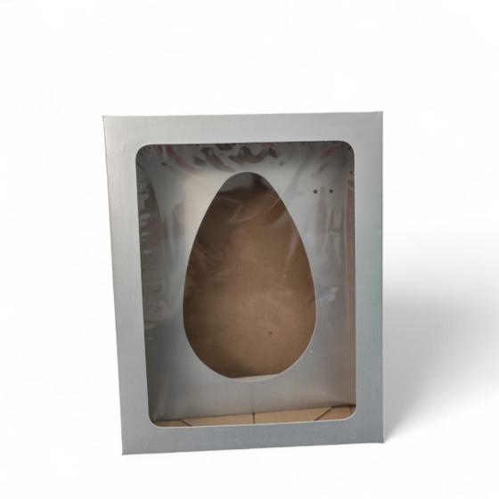 Imagem de Kit de Caixa com Visor 19x15x8cm + Berço para Ovo de Colher 350g - embalagem com 20un