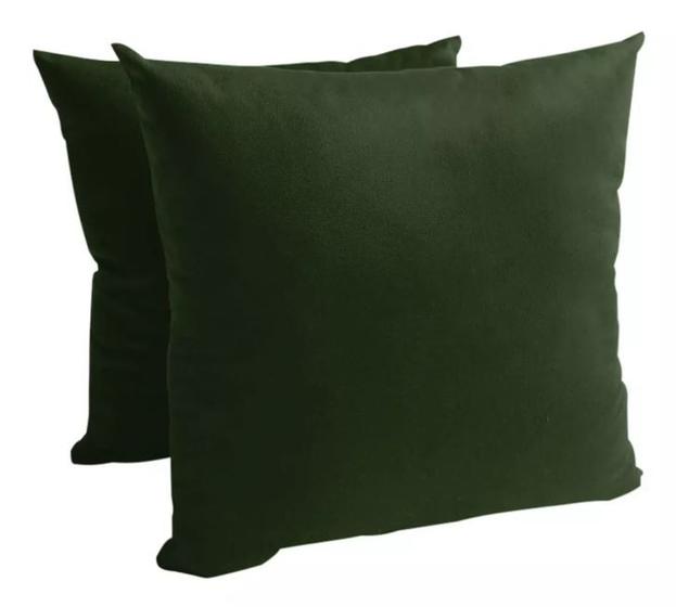 Imagem de Kit de Capa de Almofada 4 Peças Decoração Luxo Suede 45cm x 45cm com Zíper Lisas