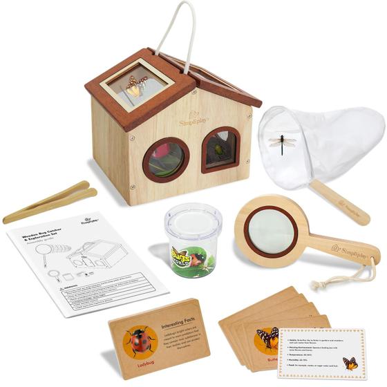 Imagem de Kit de captura de insetos SIMPLIPLAY Kids com habitat de bichos de madeira