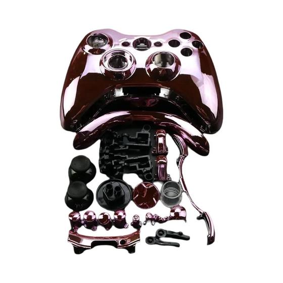 Imagem de Kit de Carcaça Completa JCD para Gamepad Xbox 360 - Peças de Reposição para Controlador Sem Fio