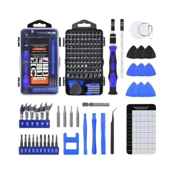 Imagem de Kit de Chave de Fenda Magnética de Precisão com Bits Torx e Hex - Para Reparo de Celular