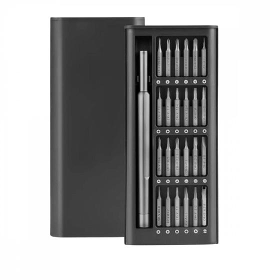 Imagem de Kit de Chave de Fenda Magnética Portátil Multifuncional 24pcs com Ferramentas de Alça Removíveis