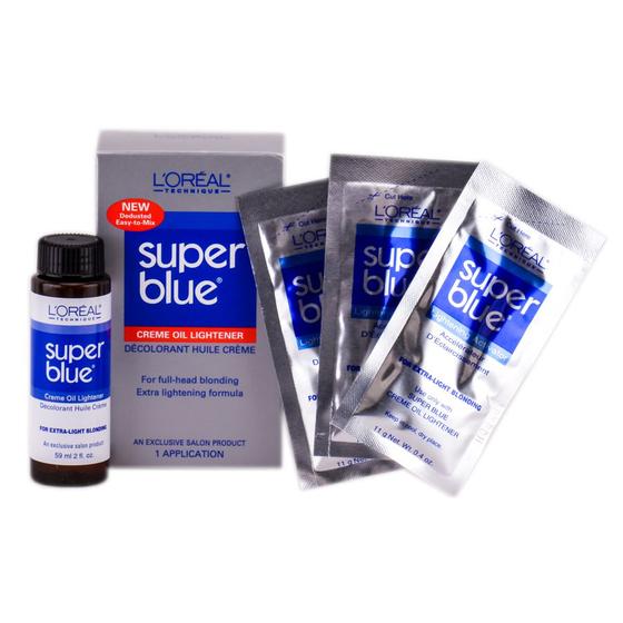 Imagem de Kit de clareador de óleo L'Oreal Technique Super Blue Creme