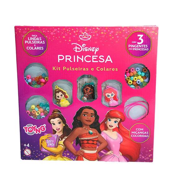 Imagem de Kit de Colar e Pulseira com Pingentes de Princesa - Toyng