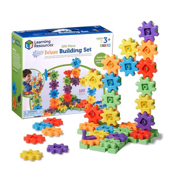 Imagem de Kit de Construção com 100 Engrenagens - Brinquedo Educativo