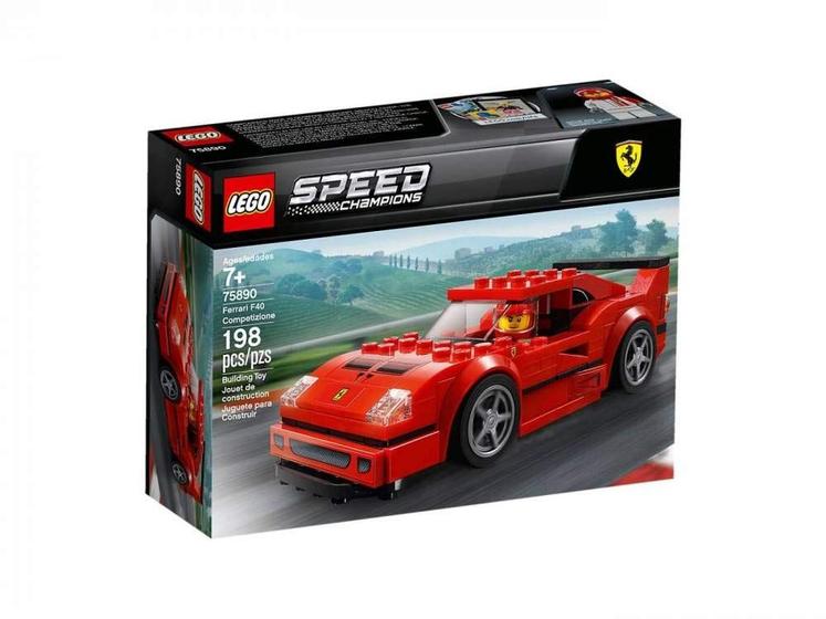 Imagem de Kit de construção Ferrari F40 Competizione Lego Speed Champions - 198 peças