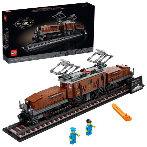 Imagem de Kit de construção LEGO Crocodile Locomotive 10277 (1.271 peças)