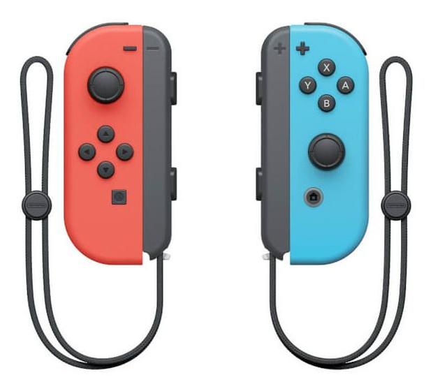 Kit De Controle Joystick Sem Fio Nintendo Switch Joy-con (l)/(r) Vermelho-neón E Azul-neón Menor preço em Kit De Controle Joystick Sem Fio Nintendo Switch Joy-con (l)/(r) Vermelho-neón E Azul-neón