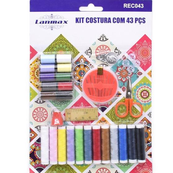 Imagem de Kit de Costura Básico para Iniciantes - 43 Peças