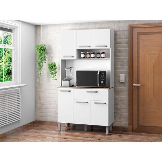 Imagem de Kit de Cozinha Ambiente Sofia Branco  Poliman