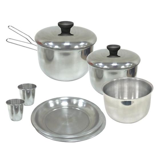 Imagem de Kit De Cozinha Panelas Nautika Camping Gourmet 8 Peças