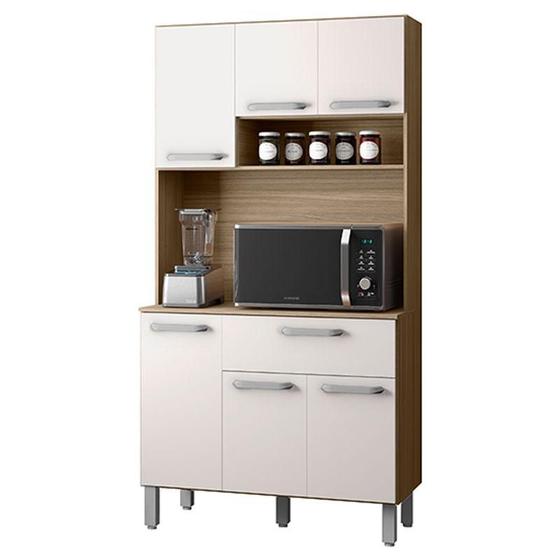 Imagem de Kit de Cozinha Sofia Carvalho OAK Off White  Poliman