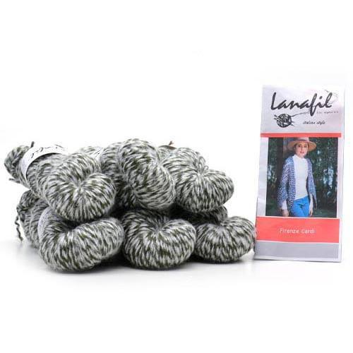 Imagem de Kit de Crochê Firenze Cardi 100g - Lanafil