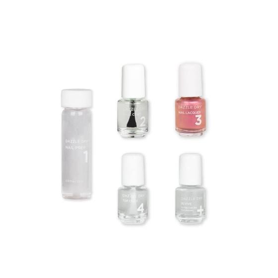 Imagem de Kit de cuidado de unhas Dazzle Dry Mini 4 Step System Rose Princess