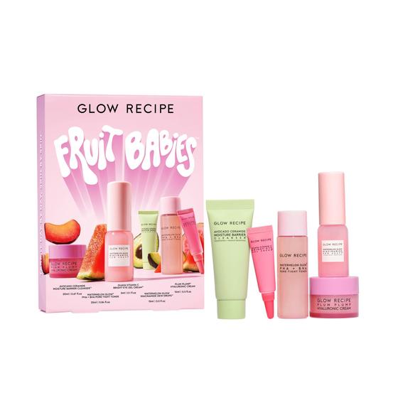 Imagem de Kit de cuidados com a pele Glow Recipe Fruit Babies com limpador, tônico e muito mais