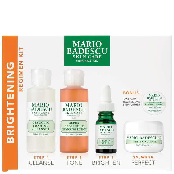 Imagem de Kit de Cuidados com a Pele Mario Badescu The Brightening - 5 Peças