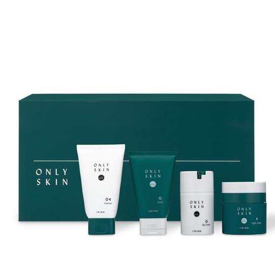 Imagem de Kit de Cuidados com a Pele Only Skin Standard - 4 Peças para Homens