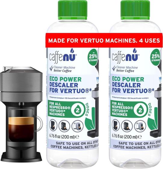 Imagem de Kit de Descalcificação Caffenu Nespresso Vertuo - 2 Frascos de 400ml