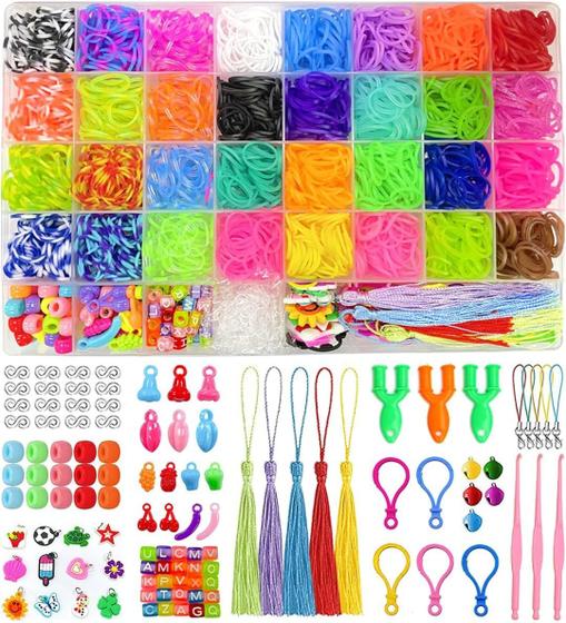 Imagem de Kit de Elásticos Nestling com 2500+ Elásticos e 180 Acessórios