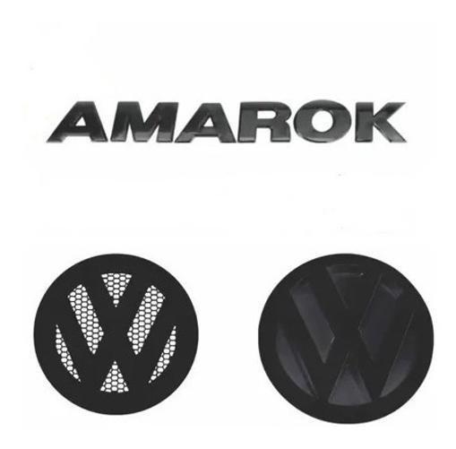 Imagem de Kit De Emblema Black Piano Para Amarok 2010/2016