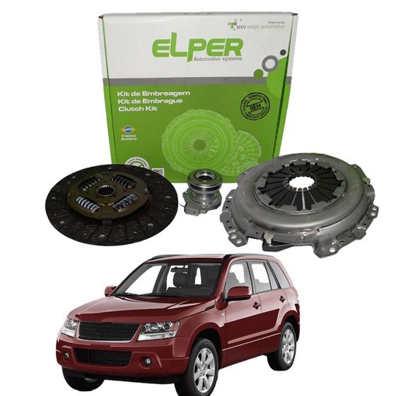 Imagem de Kit De Embreagem Plato+Disco Grand Vitara 2.0 16v 2016 Elper - 68099 - 90338