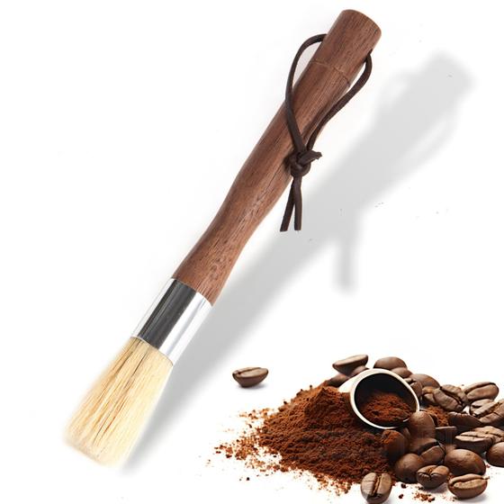 Imagem de Kit de escovas de limpeza para moedor de café AvaNez Manual Walnut