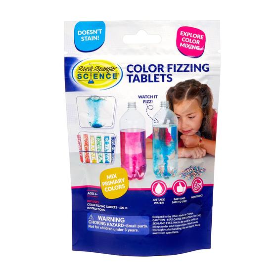 Imagem de Kit de Experimentos Científicos Steve Spangler Color Fizzers - 100 Comprimidos