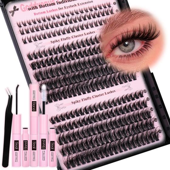 Imagem de Kit de Extensão de Cílios Goddvenus Wispy Lash Clusters - Curvatura C