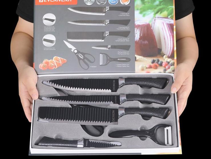 kit de faca/jogo de faca /inox jogo com 4 peças para cozinha utensílio +raspador inox + Tesoura Inox/churrasco/fesat/coz Menor preço em kit de faca/jogo de faca /inox jogo com 4 peças para cozinha utensílio +raspador inox + Tesoura Inox/churrasco/fesat/coz