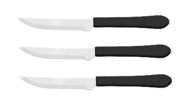 Imagem de Kit de facas 3  de plástico peças alta qualidade