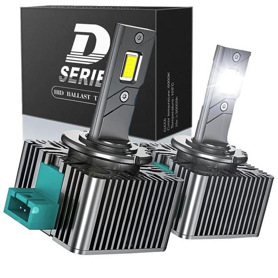 Imagem de Kit de Faróis de Carro LED D3S 70W 6000K - 12000lm - Plug & Play