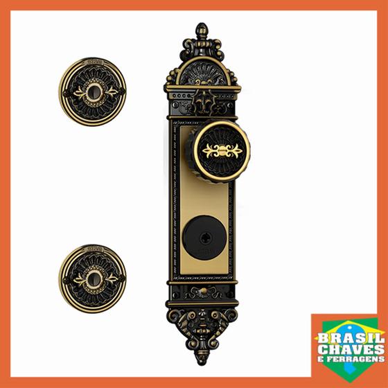 Imagem de KIT de Fechadura para porta de Entrada/Externa 1500 06 Colonial 55mm STAM