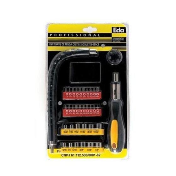 Imagem de Kit de Ferramentas com Cabo Flexível e 40 Peças 8SN EDA