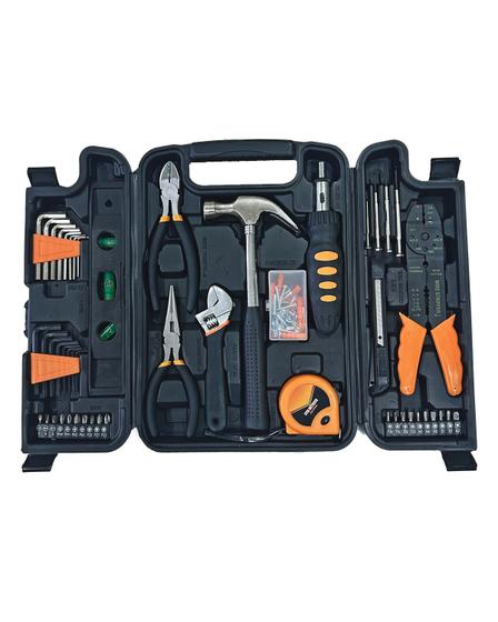 Kit De Ferramentas Domus Vita Com 129 Peças Completo Chrome Vanadium Martelo Alicates Trena e Muito Mais