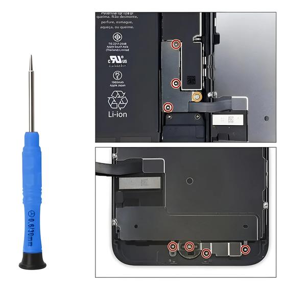 Imagem de Kit de Ferramentas para Reparo de Celular iPhone - 40 em 1 - Multifuncional