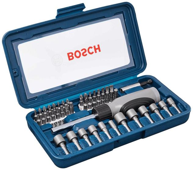 Menor preço em Kit De Ferramentas Parafusar Com 46 Pecas Bosch