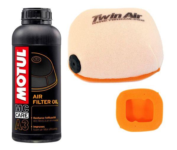 Imagem de Kit de filtro Ar com Óleo de filtro Motul Ktm 125/150/250/300/350/450