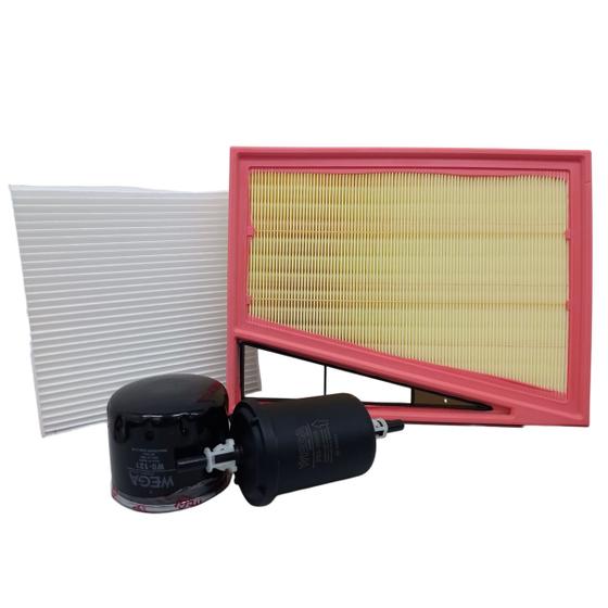 Imagem de Kit de Filtros Wega  Fiat Argo Cronos Mobi Pulse Strada Uno  - 1.0 3c 6v e 1.3 4c 8v