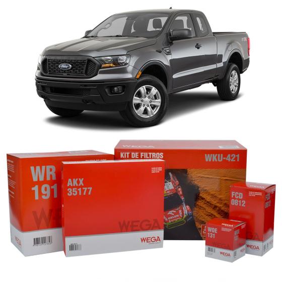 Imagem de Kit de Filtros Wega  Ford Ranger Diesel 2021 Até 2024