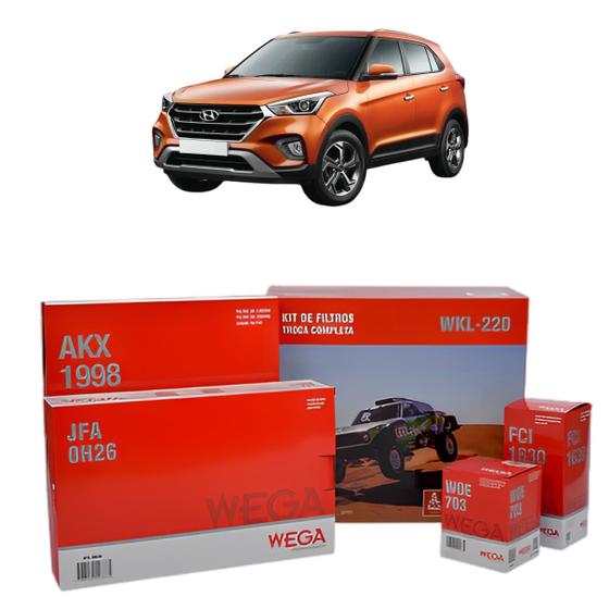 Imagem de Kit de Filtros Wega  Hyundai Creta 2.0 16V Flex 2021 Até 2024