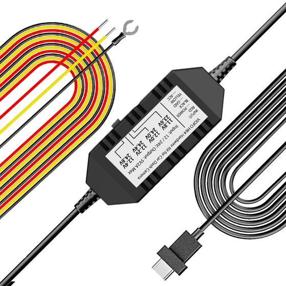 Imagem de Kit de fio rígido VIOFO HK3-C ACC para câmera de painel A139, cabo de 4 m