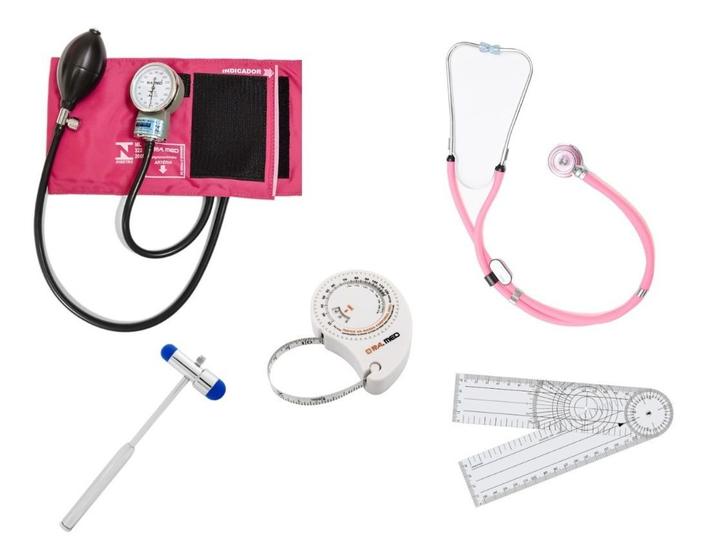 Imagem de Kit De Fisioterapia Com Martelo Buck Preto - P.A.MED