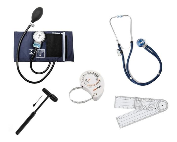 Imagem de Kit De Fisioterapia Com Martelo Buck Preto - P.A.MED