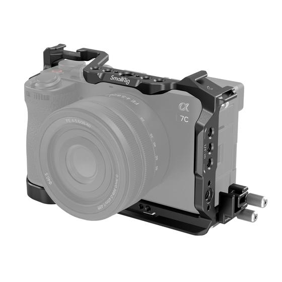 Imagem de Kit de gaiola de câmera SMALLRIG para Sony A7C II/A7CR com braçadeira de cabo