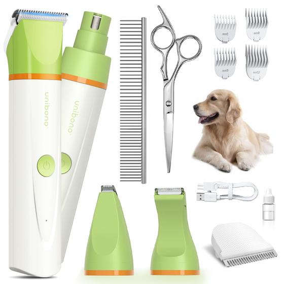 Imagem de Kit de Higiene para Cães - Aparador de Patas Elétrico, Recarregável e Silencioso