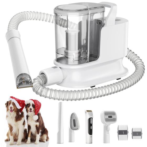 Imagem de Kit de Higiene para Cães YOOHI - Aspirador 12Kpa com Capacidade de 2L