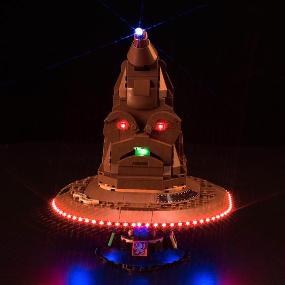 Imagem de Kit de iluminação LED atualizado Hilighting para Lego Talking Sorting Hat 76429
