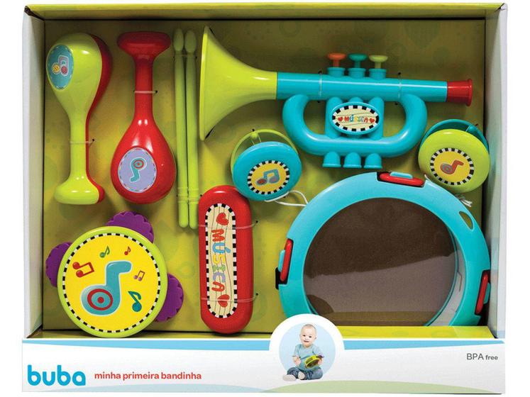 Imagem de Kit de Instrumentos de Brinquedo Buba - Minha Primeira Bandinha 10 Peças