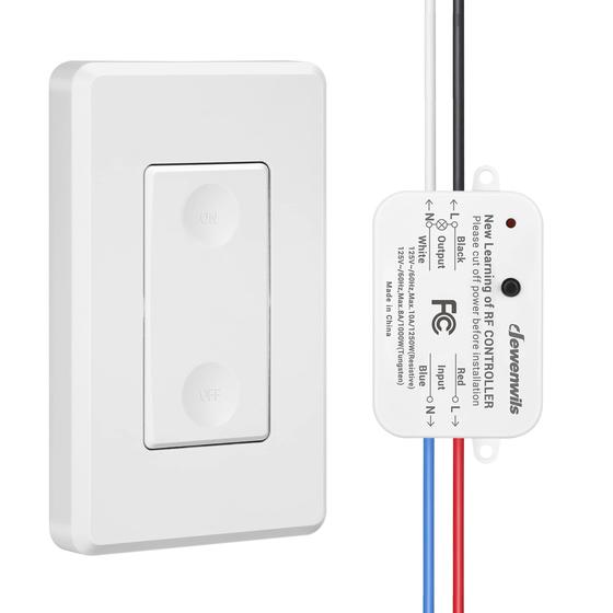 Imagem de Kit de Interruptor de Luz Sem Fio DEWENWILS - Programável com Alcance de 100m