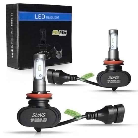 Imagem de Kit de Lâmpadas Farol Ultra Led H3 6500k 8000LM 12v